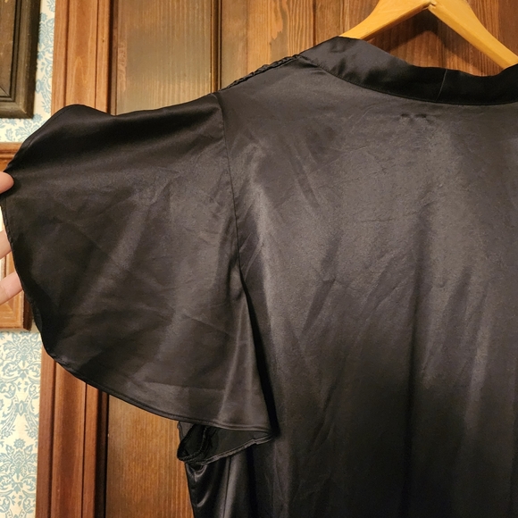 Jennifer Lopez XL Black Sleepware Robe - Picture 6 of 8